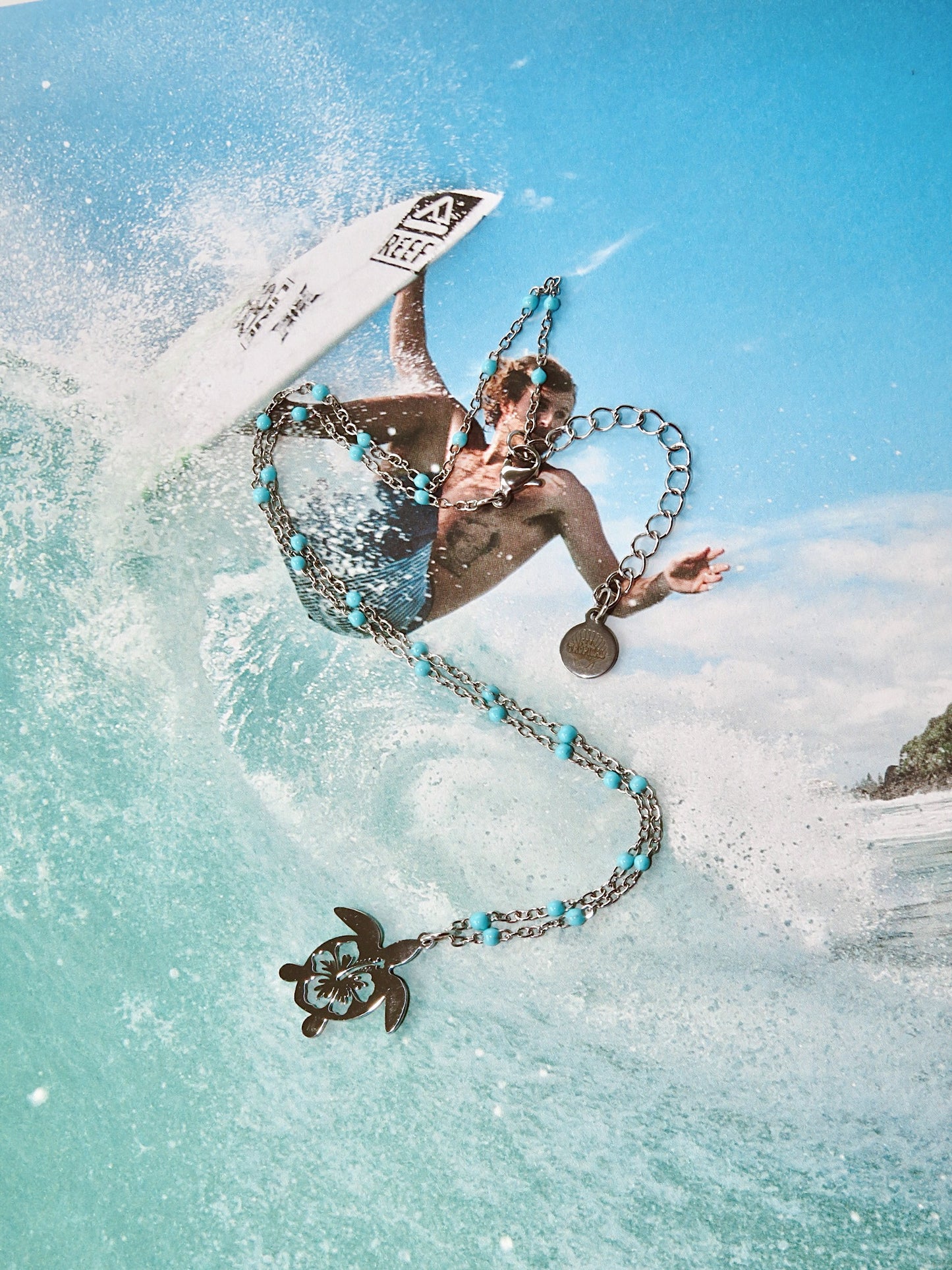 SURFER TURTLE CHAIN