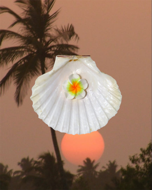 CHARM FLOR HIBISCO NARANJA