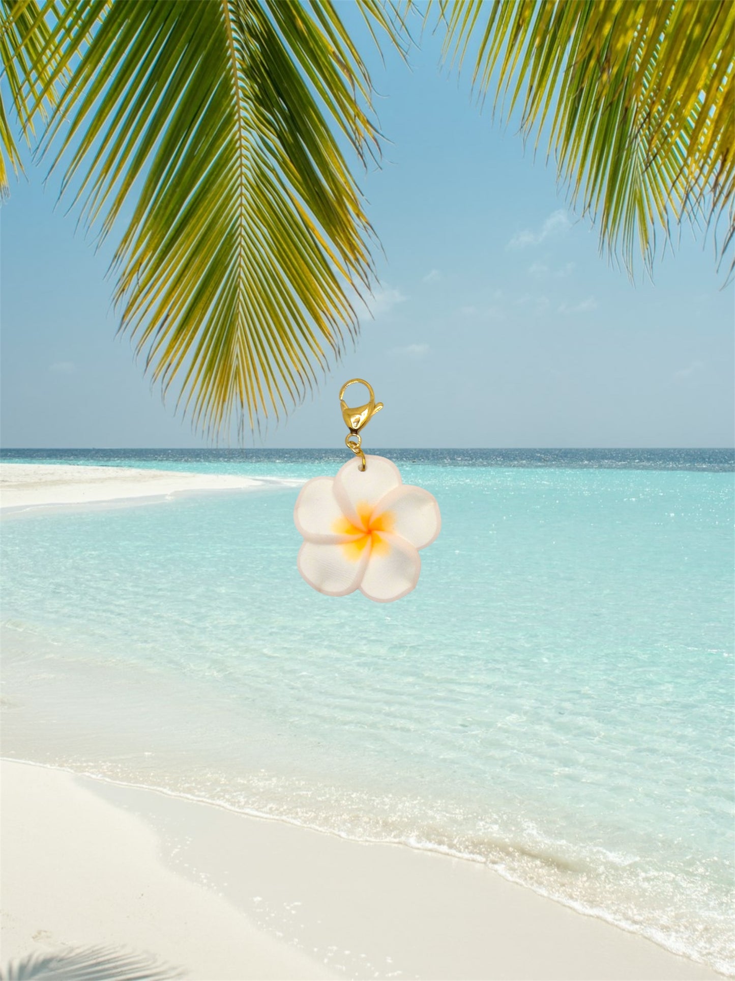 CHARM FLOR HIBISCO NARANJA