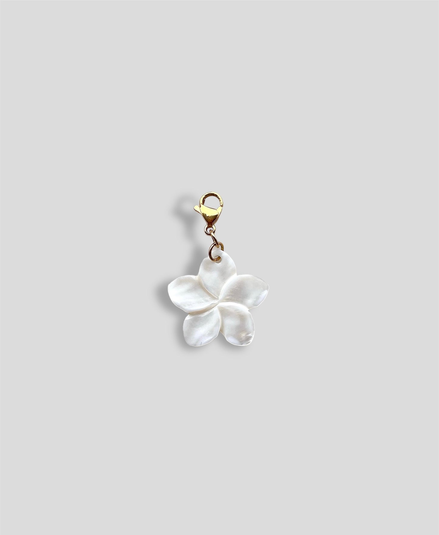 MOTHER-OF-PEARL FLOWER CHARM