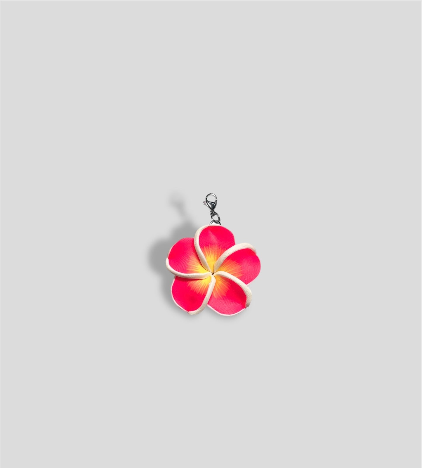 PINK HIBISCUS FLOWER CHARM