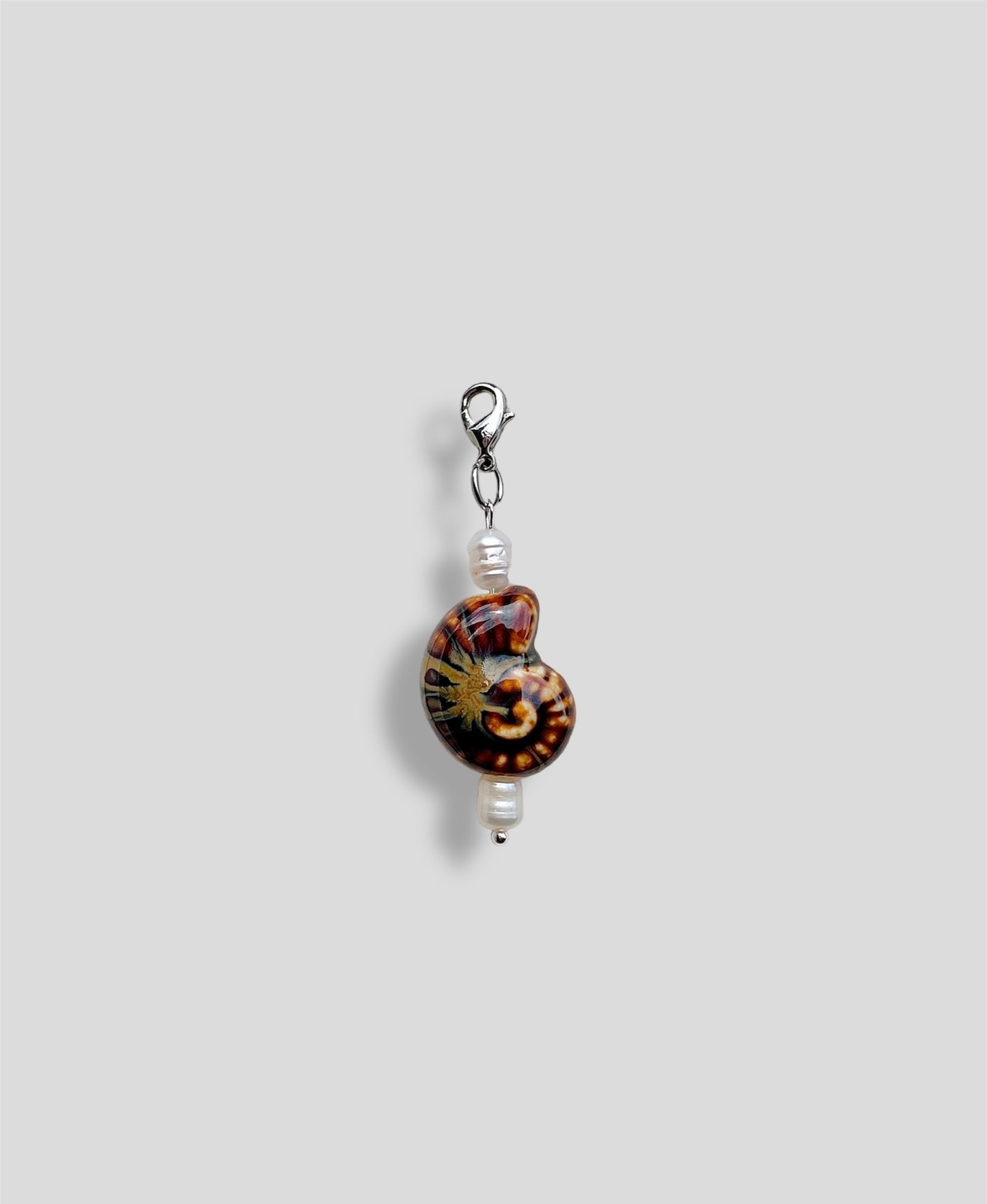 CHOCOLATE SNAIL CHARM