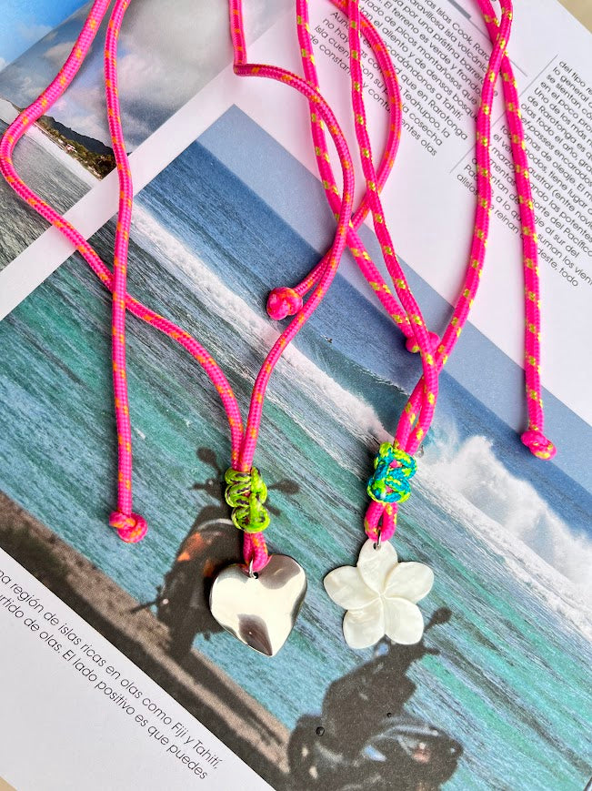 MOTHER-OF-PEARL FLOWER CHARM