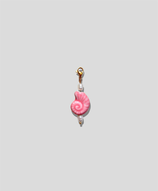 PINK SNAIL CHARM