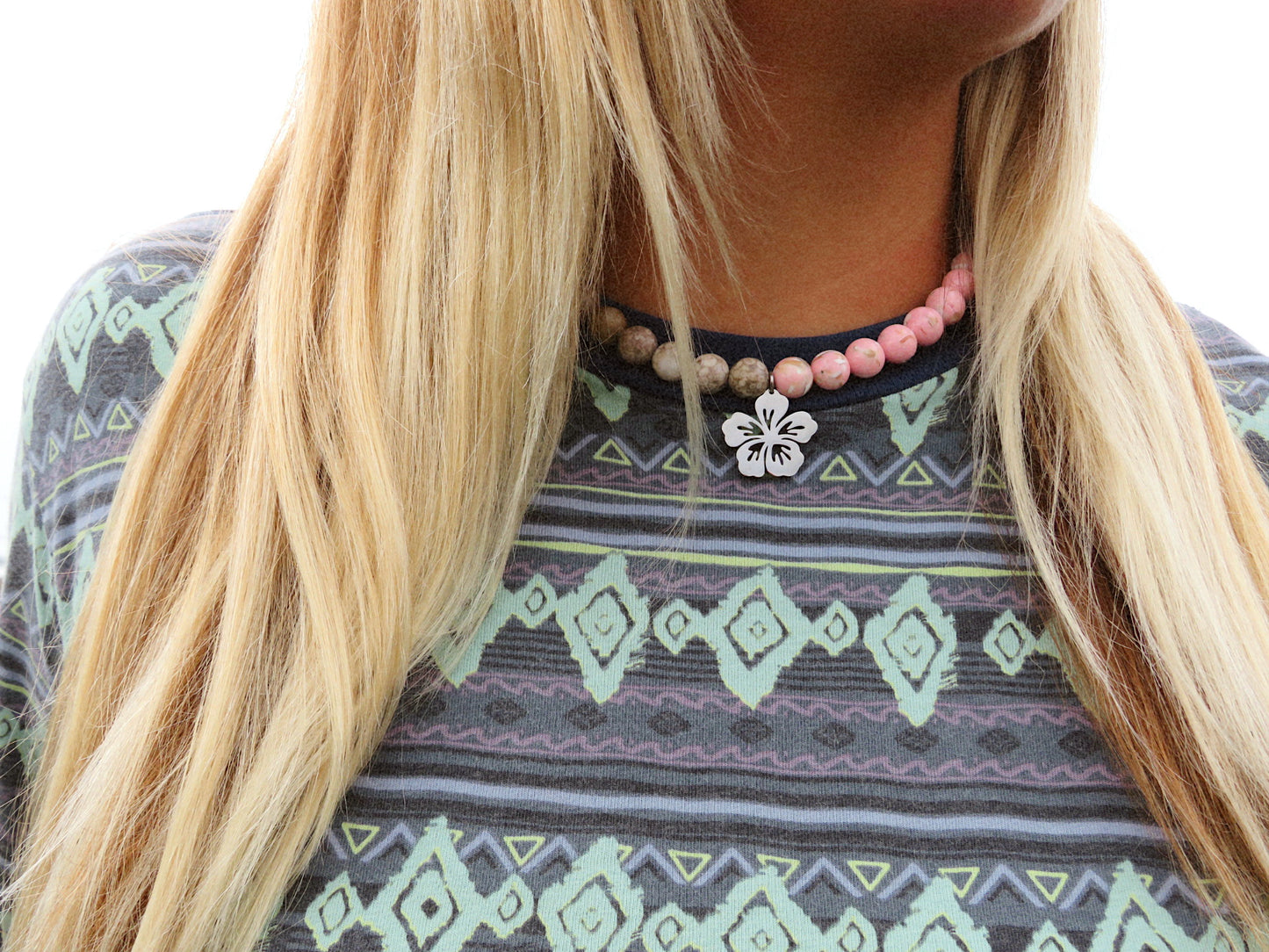 COLLAR TROPICAL IVORY