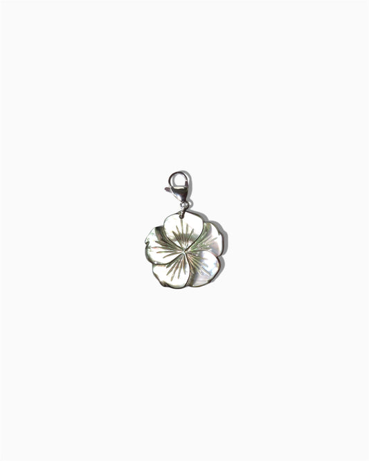 SILVER FLOWER CHARM