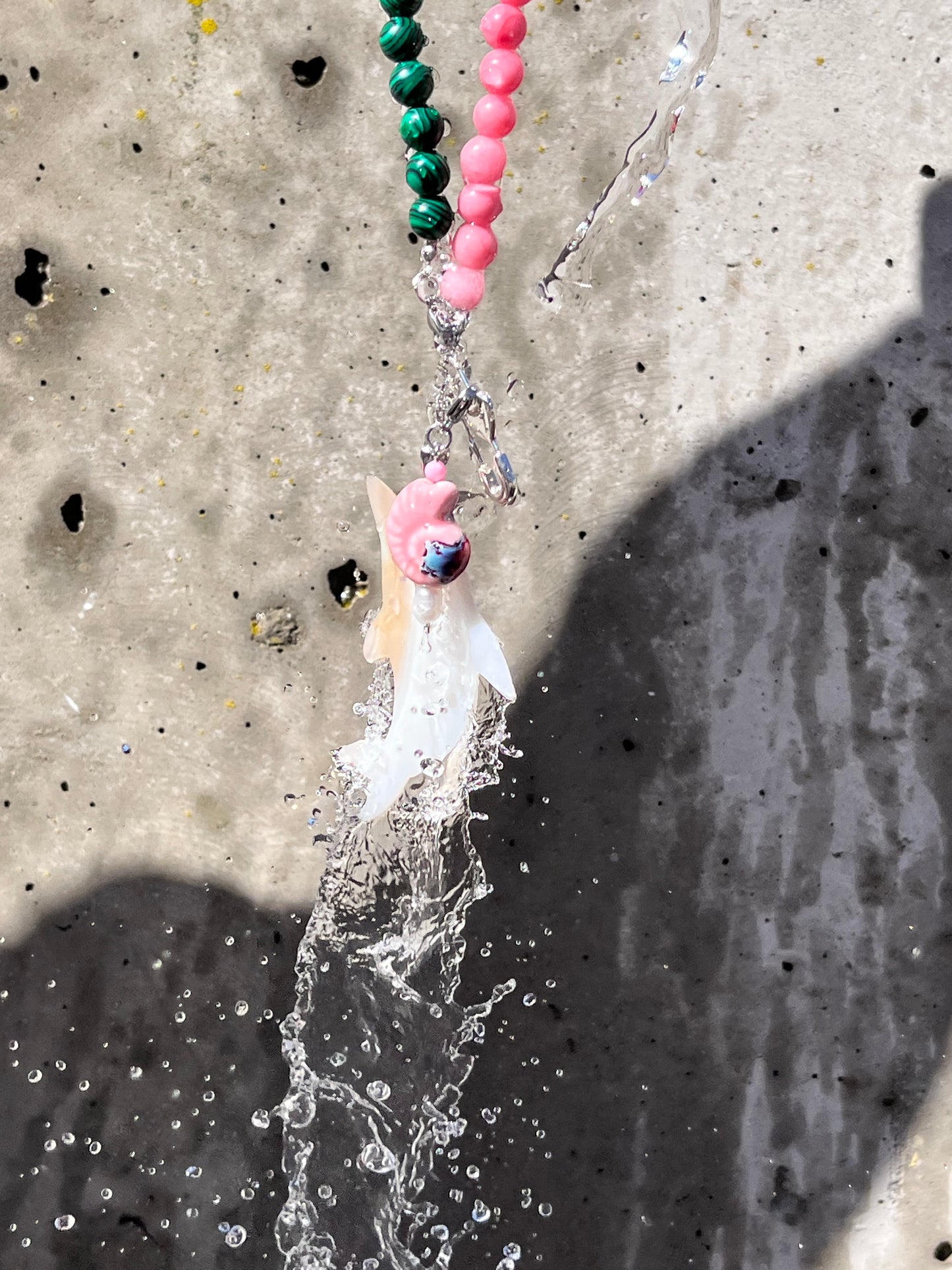PINK SNAIL CHARM