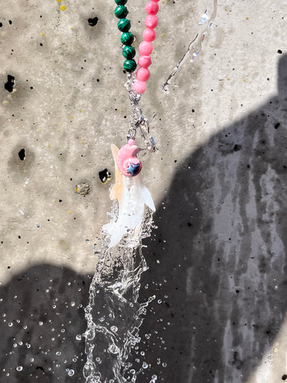 PINK SNAIL CHARM