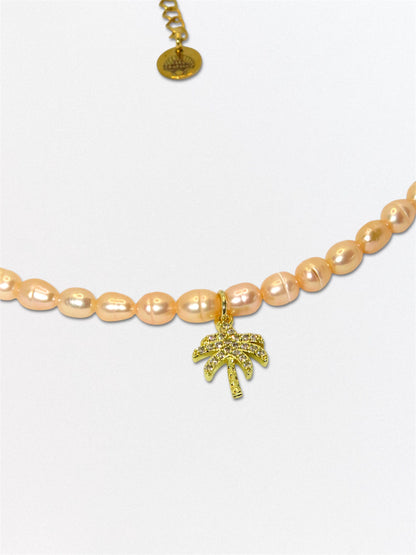 COLLAR PEACH PALM