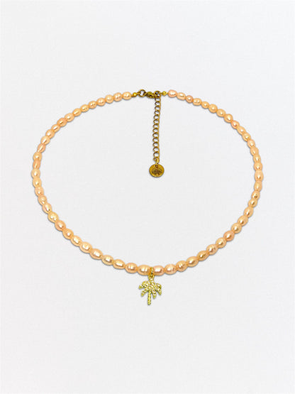 COLLAR PEACH PALM