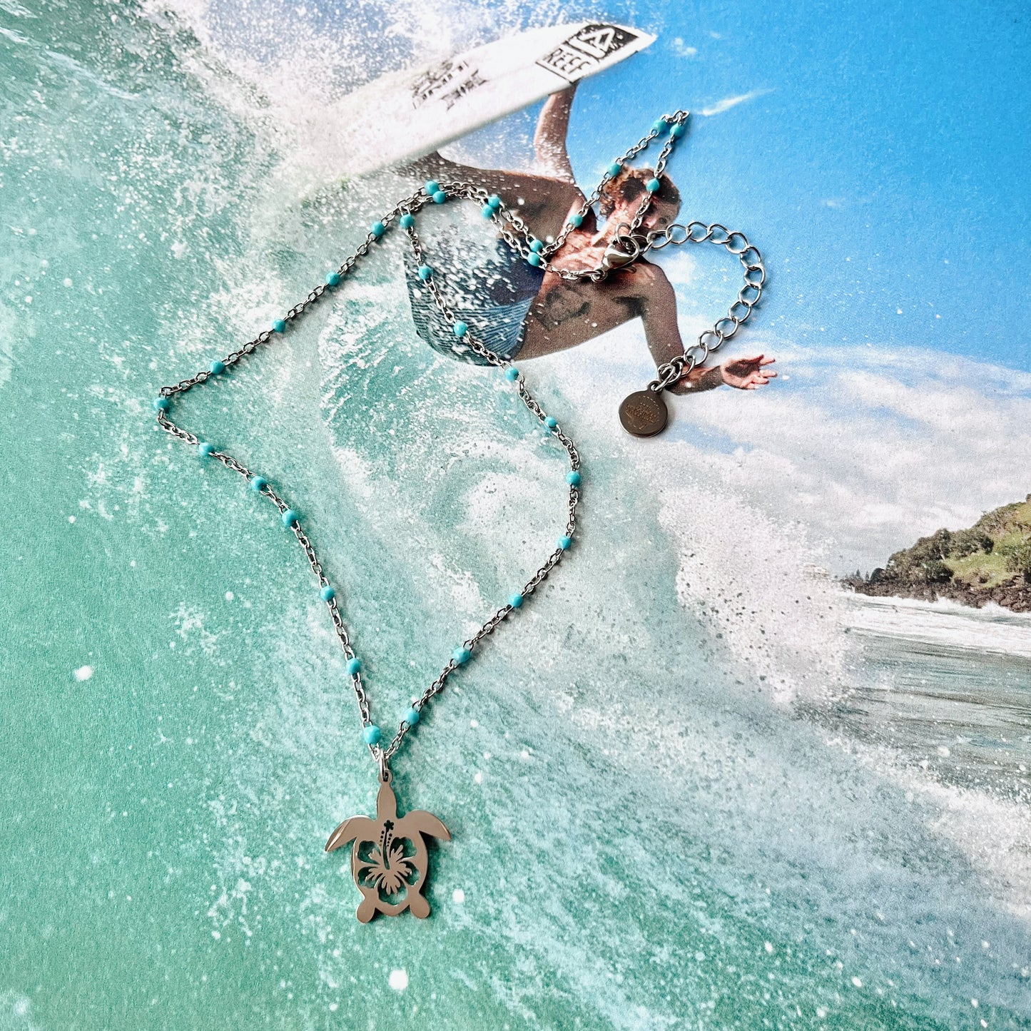 SURFER TURTLE CHAIN