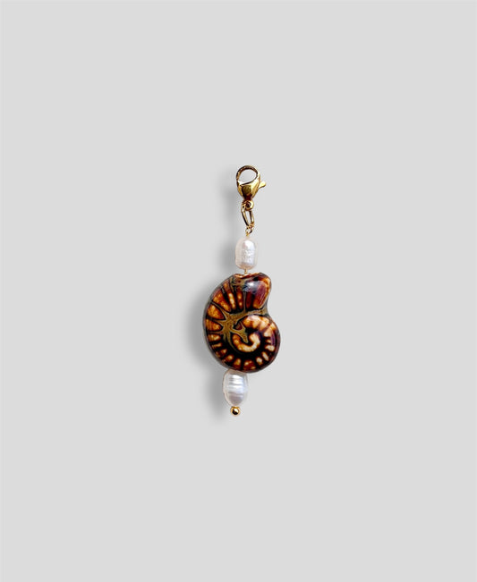 CHOCOLATE SNAIL CHARM